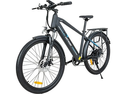 HITWAY BK7S 16" 250W Mountainbike (Laufradgröße: 26 Zoll, Unisex-Rad, 432, schwarz)