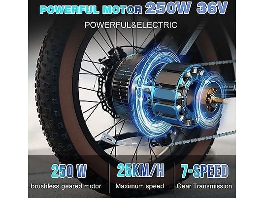 RCB RK8S E Bike Mountainbike (Laufradgröße: 26 Zoll, Unisex-Rad, 432wh, Schwarz)