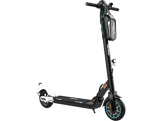 MEGA MOTION Faltbarer E-Roller mit Straßenzulassung ABE mit App E-Scooter (8,5 Zoll, Weiß und Schwarz)