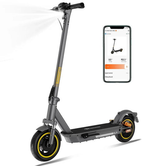 EVERCROSS TECH EV10S MAX E-Scooter mit Straßenzulassung (ABE), Max.20km/h, 85 km Reichweite, Doppelte Stoßdämpfung, Doppelbremssystem Elektroscooter