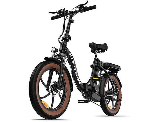 RCB RK6S Elektrofahrrad für Erwachsene, 36 V, 12 Ah, Abnehmbarer Akku Citybike (Laufradgröße: 20 Zoll, Unisex-Rad, 432wh, Schwarz