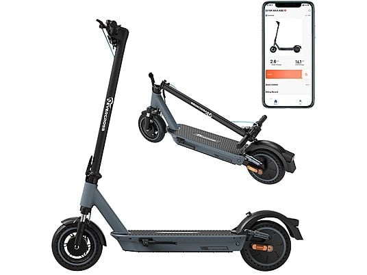 EVERCROSS TECH EV10K MAX ABE 36V 15.6AH Akku mit großer Kapazität E-Scooter,mit Straßenzulassung (10 Zoll, Tiefblau)