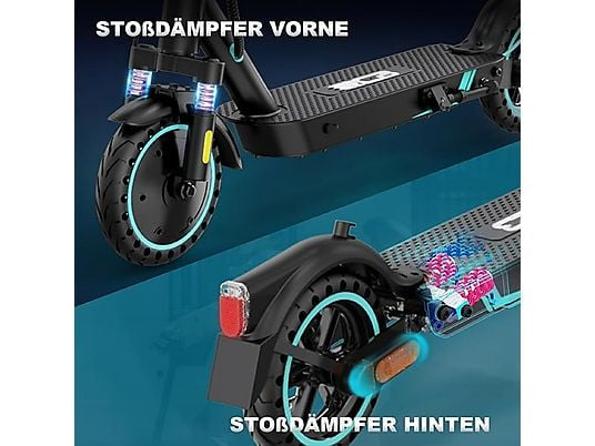 RCB EV85F ABE Elektroroller mit Straßenzulassung E-Scooter E-Roller (8,5 Zoll, Schwarz)