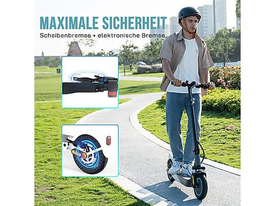 RCB EV10K Pro ABE Elektroroller mit Straßenzulassung E-Scooter E-Roller (10 Zoll, Schwarz)
