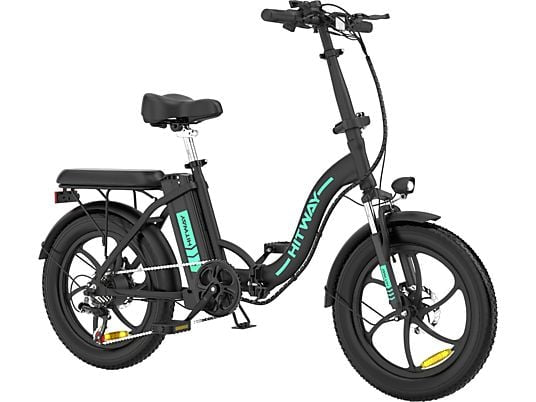 HITWAY BK6S 20" Faltbar 250W Mountainbike (Laufradgröße: 20 Zoll, Rahmenhöhe: 120 cm, Herren-Rad, 403,2