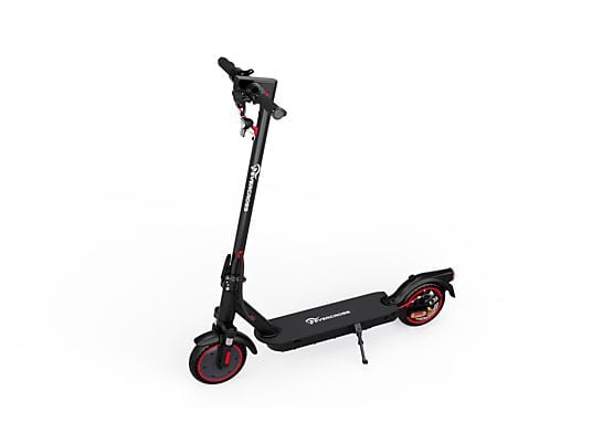 EVERCROSS TECH EV85F ABE Elektroroller mit Straßenzulassung E-Scooter E-Roller (8,5 Zoll, Schwarz-Rot)