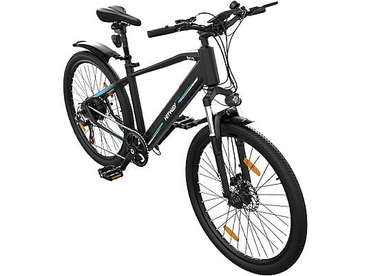 HITWAY BK7S 16" 250W Mountainbike (Laufradgröße: 26 Zoll, Unisex-Rad, 432, schwarz)