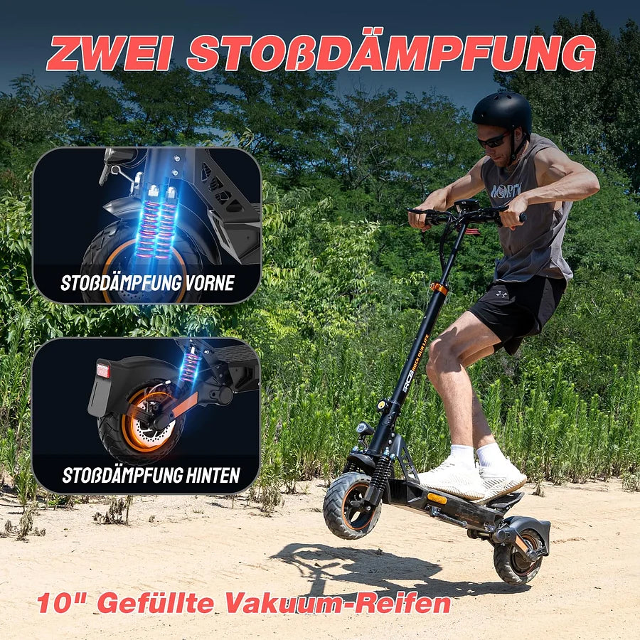 E-Scooter D5 ABE Straßenzulassung, 100KM/140KM Reichweite, Offroad Elektroroller