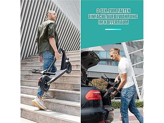 RCB EV10Z ABE mit Straßenzulassung E-Scooter (10 Zoll, schwarz)