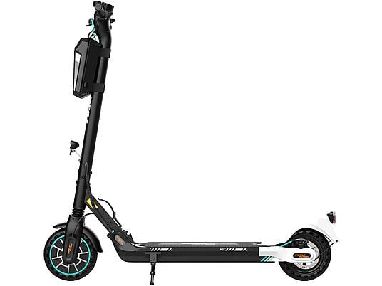 MEGA MOTION Faltbarer E-Roller mit Straßenzulassung ABE mit App E-Scooter (8,5 Zoll, Weiß und Schwarz)